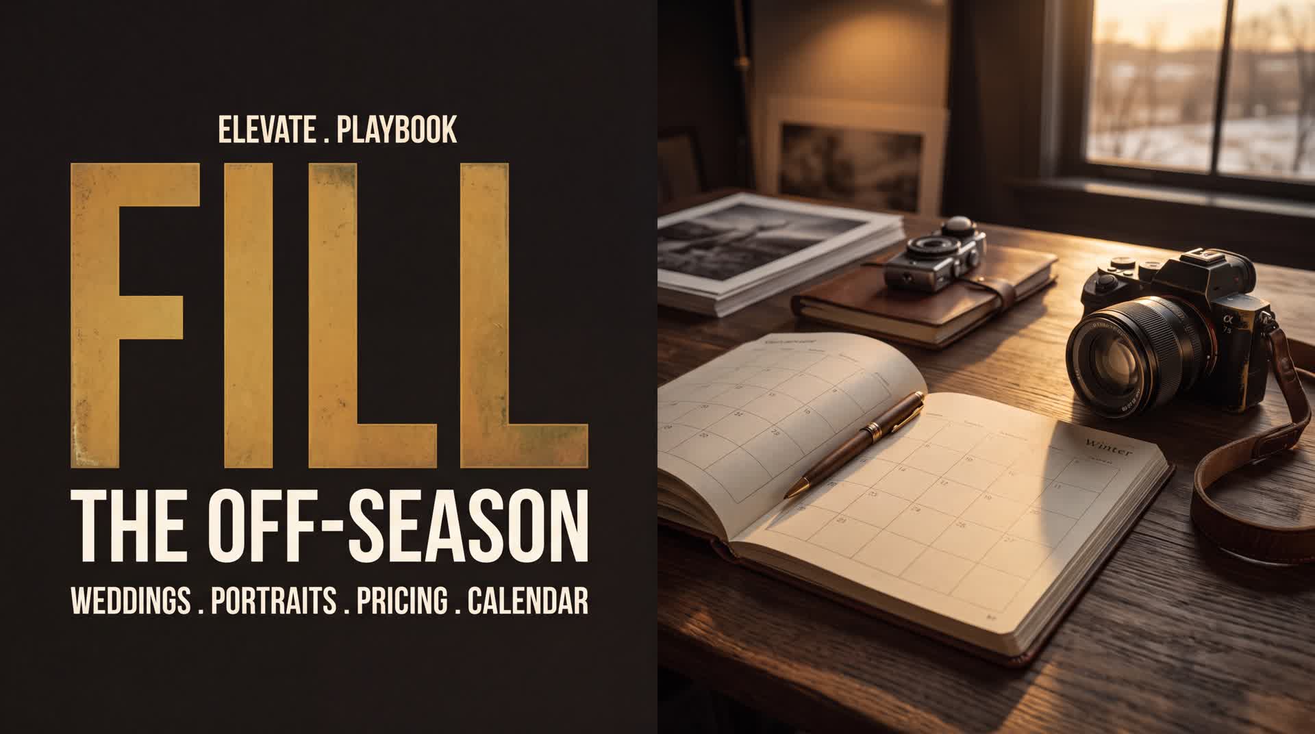 Fill your wedding off-season with portrait income