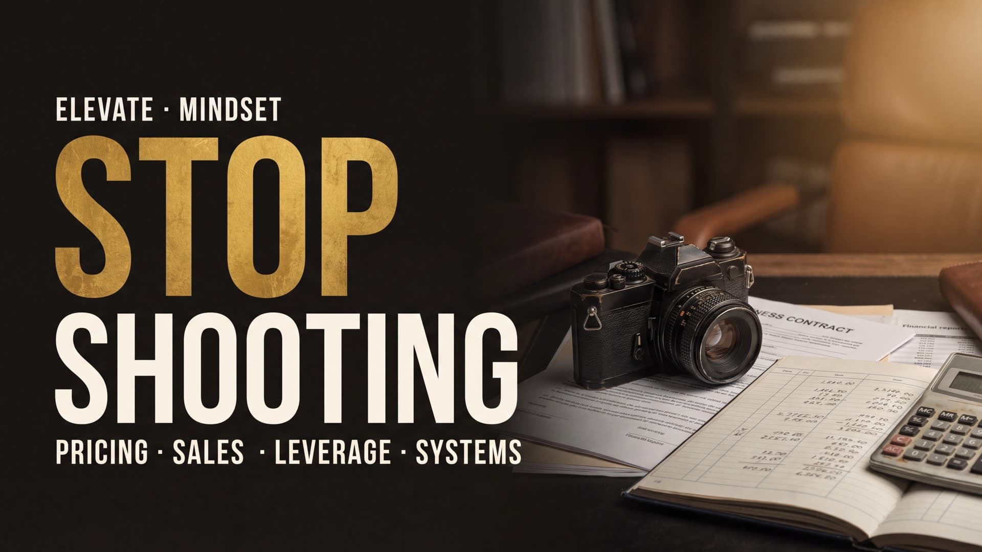 Stop trying to be a better photographer