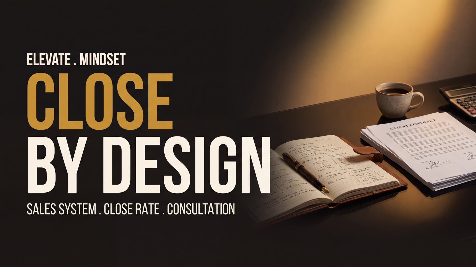 Your close rate is not your personality